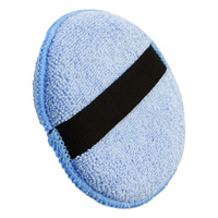 Bloc de cire ultra-doux de 5 pouces pour application au doigt - Applicateur de polissage et de detailing automobile en microfibre 14g - Blocs de cire pour polissage automobile
