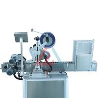 Machine d'étiquetage automatique d'ampoules électriques avec PLC et boîte de vitesses pour bouteilles métalliques