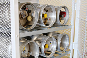 HZ SUNPOWER PCM-01 gabbia portaoggetti bombola a <span class=keywords><strong>Gas</strong></span> in acciaio inossidabile con chiusura a fibbia portabottiglie 16 sicuro e portabottiglie 1200L - Product Image 5