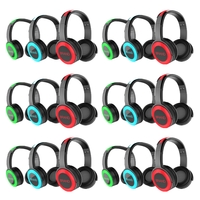 Headphone Nirkabel Over Ear Silent Casque Logo Kustom RF770 Sistem Silent Disco Headset Nirkabel untuk Musik DJ