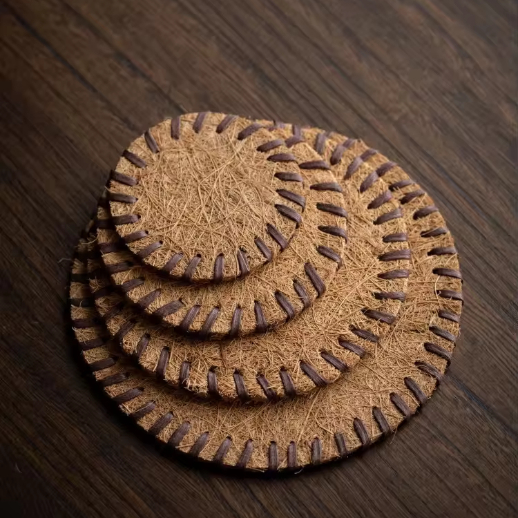 Soccer Ball Pattern Ceramic Coasters (2-Pack) - Absorbent Stone Coasters With Cork Base, 4 Inch Round - View #10