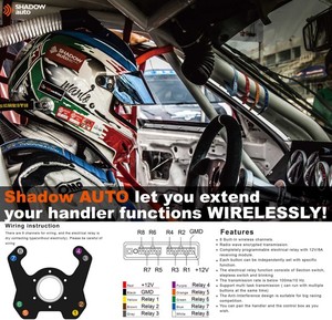 Boutons de volant sans fil à 8 canaux pour la course - Product Image 4