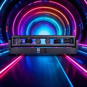UNOXINE Six Eye RGB DMX512 Moving Head Laser Light avec contrôle activé par le son IP33 Haute CRI 90 pour les clubs et les DJ - Product Image 2