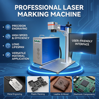 11% de réduction – Machine de marquage laser à fibre métallique Raycus 20W 30W 50W avec fonction rotative, marqueur dynamique 3D Mopa Color Mask