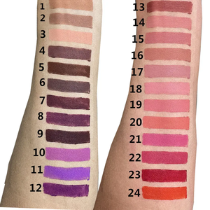 24 colori <span class=keywords><strong>rossetto</strong></span> cosmetico opaco etichetta privata <span class=keywords><strong>rossetto</strong></span> oro magnetico nero e <span class=keywords><strong>bianco</strong></span> tubo senza logo colore nudo opaco <span class=keywords><strong>rossetto</strong></span> - Product Image 4