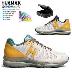 Кроссовки HUAMAK из премиальных материалов, легкие и удобные, для бега, производство обуви под частной маркой, спортивная обувь. - Product Image 1