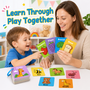 Cartes flash personnalisées <span class=keywords><strong>pour</strong></span> enfants avec boucle à anneau, cartes d'apprentissage cognitif multi-thèmes, cartes flash <span class=keywords><strong>pour</strong></span> tout-petits, éducation précoce - Product Image 3