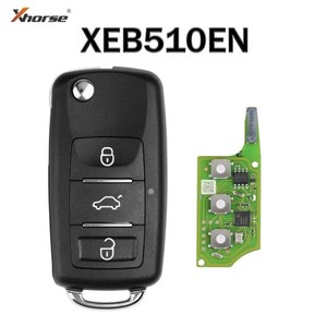 Xhorse XEB510EN VVDI B5 <span class=keywords><strong>Super</strong></span> Télécommande 3 Boutons avec <span class=keywords><strong>XT27B</strong></span> <span class=keywords><strong>Super</strong></span> Puce pour Volkswagen B5 Type Véhicule Clés pour VVDI2, VVDI - Product Image 2