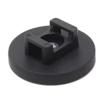 Base de 22mm 31mm 43mm, câble de gestion de fermeture éclair, aimant puissant en néodyme, attache de câble magnétique revêtue de caoutchouc et de nylon