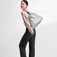 Sac de danse de ballet pour femmes en nylon, grande capacité 30-40L, sac de yoga et fitness pour adultes, sac de pratique de danse à bandoulière unique pour professeurs