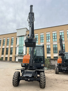 DOOSAN a utilisé la mini excavatrice sur pneus Dx60W 6 TONNES la pelleteuse sur pneus d'occasion DX60 DH60 5t 6 t DOOSAN a utilisé l'excavatrice à vendre DX60 DX60W - Product Image 5