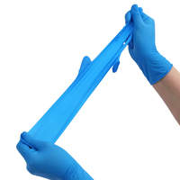 Gants d'examen jetables certifiés CE, en nitrile bleu noir sans poudre, 5g, 1000 pièces par boîte, pour clinique dentaire et médicale