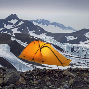 Tente <span class=keywords><strong>de</strong></span> camping en plein air alpine pour deux personnes, sur mesure, imperméable, coupe-vent, double couche, type à armature droite, tissu en nylon - Product Image 2