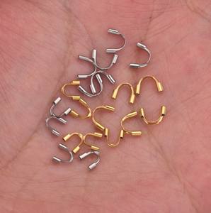 Protège-fils en acier inoxydable en forme de U pour câble, guide-fil, embout de positionnement, accessoire de bijouterie - Product Image 4