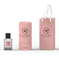 Flacon de parfum OEM personnalisé à épaule inclinée avec service d'emballage de luxe