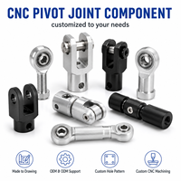 Composant de joint pivotant en métal usiné CNC de précision sur mesure pour l'automatisation des machines industrielles, la robotique et les systèmes de mouvement