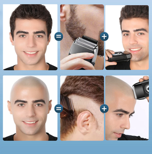 เครื่องโกนหนวดแบบ2 in 1กันน้ำสำหรับ<span class=keywords><strong>ผู้ชาย</strong></span>เครื่องโกนหนวดแบบชาร์จไฟได้ - Product Image 5