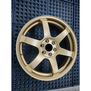 Jantes forgées LZT-1089 18 19 <span class=keywords><strong>pouces</strong></span> 6x114.3 à déport négatif monobloc or mat en alliage d'aluminium 6061 pour Dodge Viper - Product Image 1