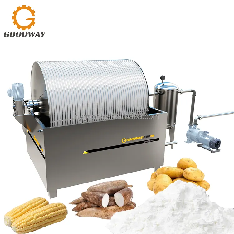 Manyok/patates/tatlı patates nişastası susuzlaştırma makinesi nişasta makinesi döner vakum kurutucu