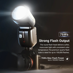 Flash Speedlite NEEWER Z2 PRO 24G TTL HSS de Cabeza Redonda para <span class=keywords><strong>Sony</strong></span>, Compatible Inalámbricamente con Godox/M TCM Switch // Cámaras - Product Image 2