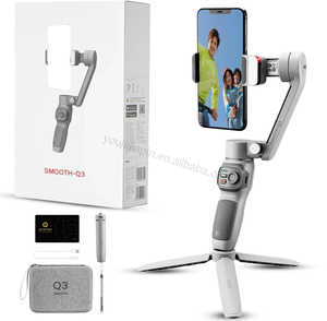 Zhiyun-Q3 <span class=keywords><strong>stabilisateur</strong></span> de cardan à 3 axes portatif lisse, avec lumière, Auto entrée, suivi d'objets pour <span class=keywords><strong>iPhone</strong></span> 12 11 PRO MAX, Android - Product Image 1