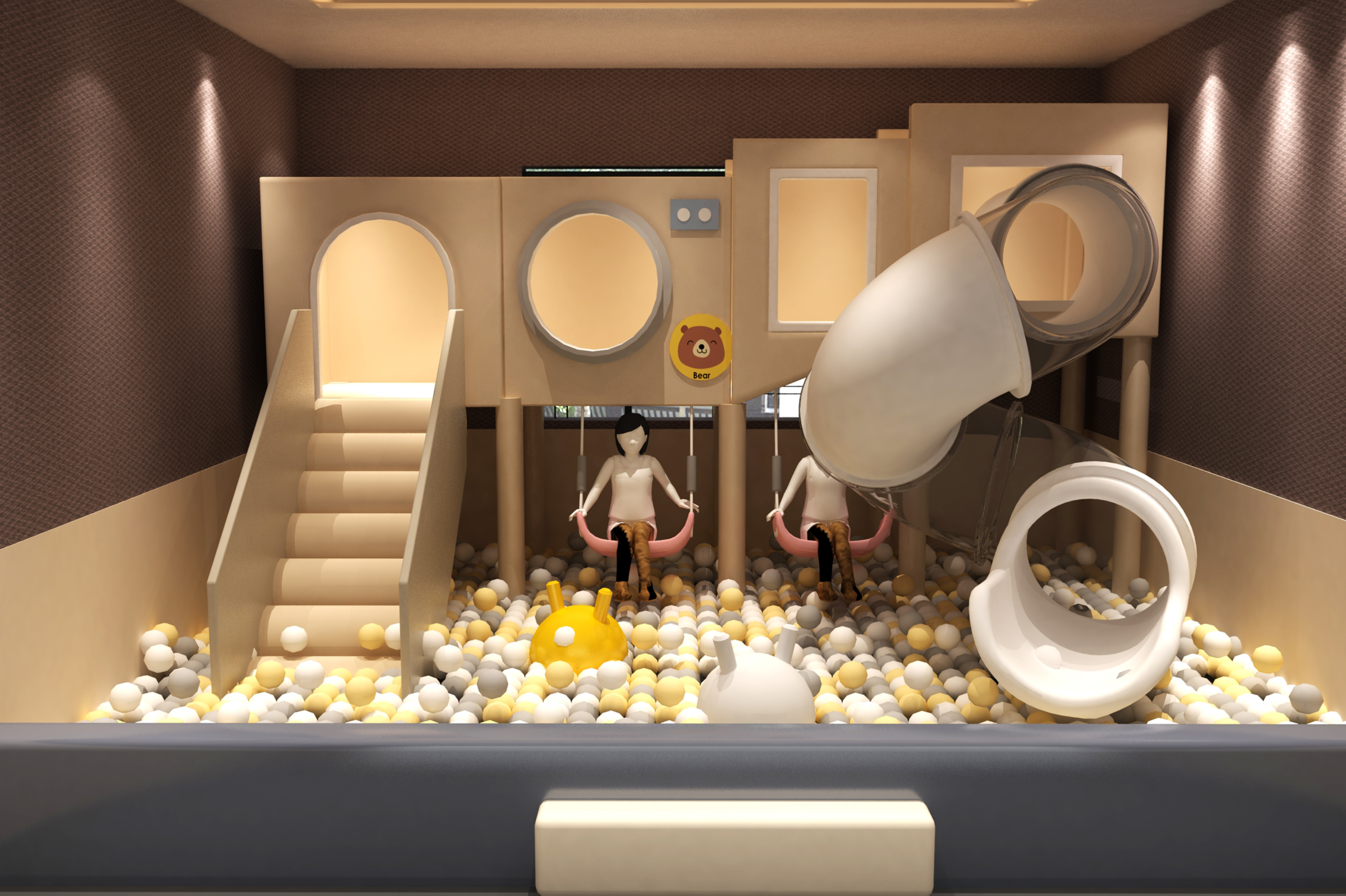 aire de jeux intérieure
