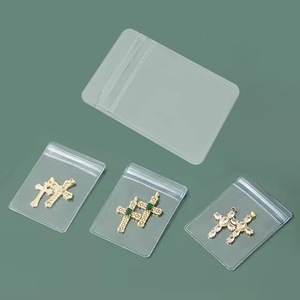 Pvc Self Seal Bag Jewelry Packaging Transparent Rectangular Storage Seal Pouch For Accessories One Size Lightweight - Product Image 1