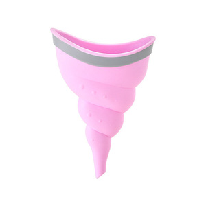 Urinario portátil de emergencia para exteriores para mujeres, de silicona, con diseño en espiral de apertura amplia, ayuda para la higiene. - Product Image 2