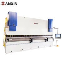 Presse plieuse CNC série PSA 4+1 axes Anhui Sanxin Heavy Industry avec contrôle servo en boucle fermée et compensation automatique de la déviation