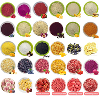 Poudre de fruits et légumes lyophilisés en vrac, soluble dans l'eau, mélange de superaliments, poudre de fruits et légumes