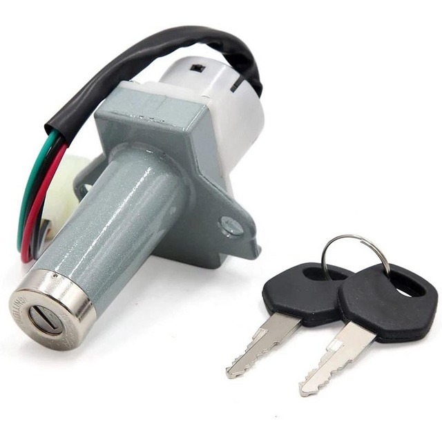 HF Benma Motorcycle Spare Parts Ignition Lock WY125 High Quality 4 Wires Ignition Switch Starter Lock 2 Keys Set WY125