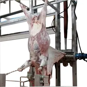 Halal Cattle Sheep Dehiding Machine / Bovine Goat Dehider Cattle Peeling Skinning Machine