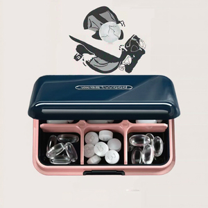 High Quality Custom Logo PP Pill Vitamin Organizer Box Safe <b>Tablet</b> <b>Container</b> Made of Durable Plastic/ - Product Image 3