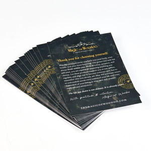 Biglietti di ringraziamento di lusso personalizzati |   Carte di Packaging di Alta Qualità con Logo per Piccole Imprese, Direttamente dalla Fabbrica Cinese - Product Image 2