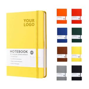 Custom Logo Business A5 Personalized Pu Leather Notebook Cover Notepad with 100 Sheets for Company Office Meetings - Product Image 1