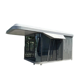 บ้านคอนเทนเนอร์ทรงสี่เหลี่ยมทันสมัย ห้องยามพร้อมตกแต่ง - Product Image 5