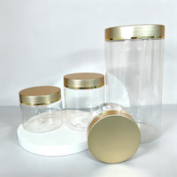 Bouteille Vide en Plastique PET Transparent Écologique 100/200/300/400/500 ml pour Alimentaire, Miel et Biscuits