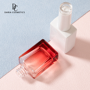ขวดยาทาเล็บสีเลมอนสีเหลือง10มล. ภาชนะบรรจุแก้วเปล่ายาทาเล็บเจลกันแตกหรูหราปรับแต่งได้ - Product Image 3