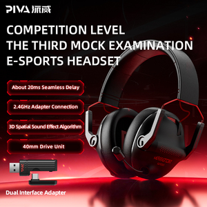 40mm Three Modes 7.1 Virtual Channel <strong>Wireless</strong> Headphone Microphone ENC Noise Cancel <strong>Game</strong> 2.4G Receiver for <strong>Bluetooth</strong> <strong>Headset</strong> - Product Image 2