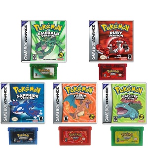 ตลับเกมคุณภาพสูง เวอร์ชั่นอเมริกา เกมโปเกมอน สำหรับเครื่องเกมบอย วัสดุ ABS บรรจุภัณฑ์กล่องหลากสี - Product Image 1