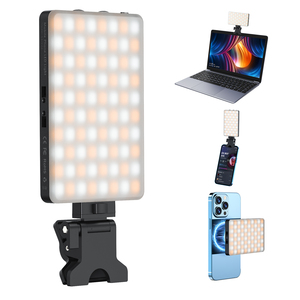 Lampe à selfie magnétique MagSafe pour iPhone – Lumière d'appoint LED rechargeable, CRI≥95, 5 températures de couleur, lumière vidéo portable pour Vlog - Product Image 1
