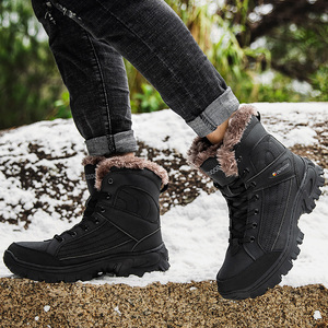 <span class=keywords><strong>Scarpe</strong></span> <span class=keywords><strong>da</strong></span> Trekking Casual <span class=keywords><strong>da</strong></span> <span class=keywords><strong>Uomo</strong></span>, Calzature Moda, Stivali alla Caviglia, Stivali Invernali con Pelliccia Calda, <span class=keywords><strong>Scarpe</strong></span> <span class=keywords><strong>da</strong></span> <span class=keywords><strong>Neve</strong></span> - Product Image 5