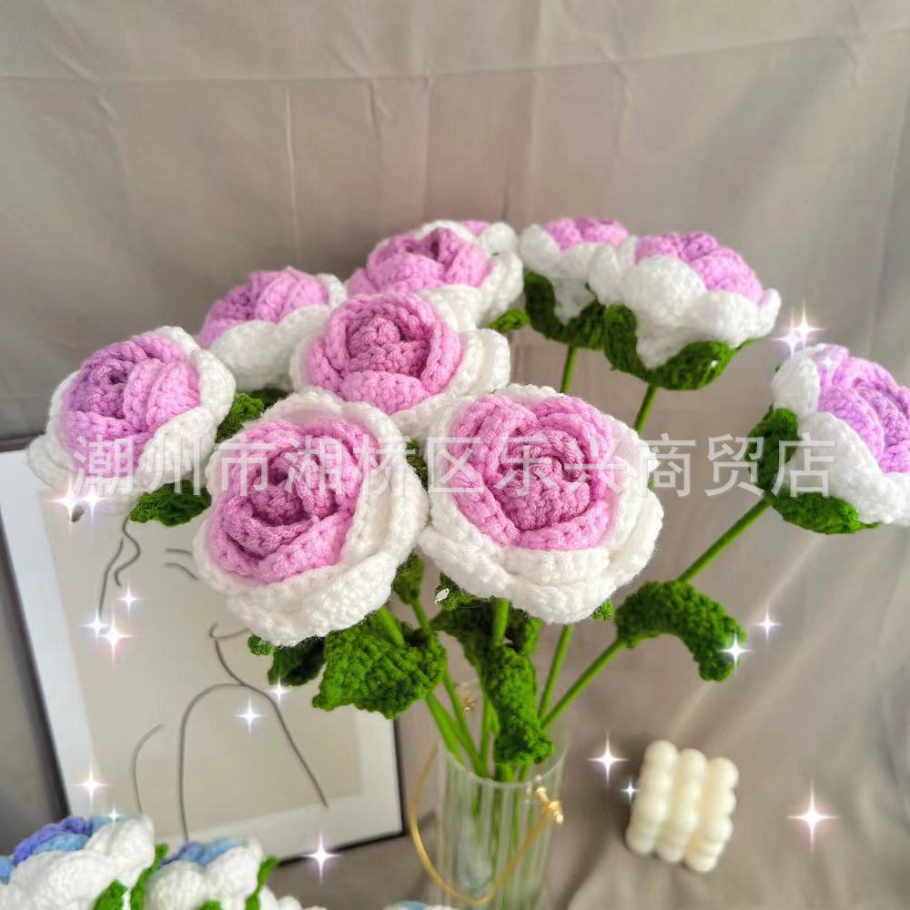 Rose gradient purple color
