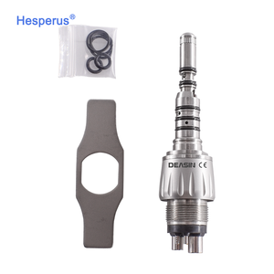 Nuovo 6 Fori Accoppiatore Rapido per Kavo Fibra Ottica handpiece 460 LED Accoppiatore Adattatore Odontoiatria Strumenti - Product Image 1