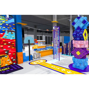 Aire de jeux intérieure pour enfants QiaoQiao 3000SQM avec grands toboggans lumineux et labyrinthes <span class=keywords><strong>Espace</strong></span> de divertissement adapté aux enfants - Product Image 3