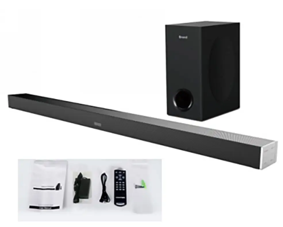 Factory OEM Manufacturer Customization 80W Aux Hdmi Wireless Sound Bar with Subwoofer Soundbar Speakers For Home Tv