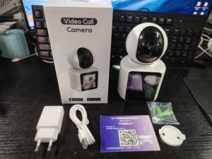 Cámara <span class=keywords><strong>de</strong></span> seguridad para el hogar, vigilancia a todo color para mascotas, bebés, ancianos, niñera, 2MP, pantalla <span class=keywords><strong>de</strong></span> 2,8 pulgadas, Audio bidireccional, cámara <span class=keywords><strong>de</strong></span> videollamadas, Wifi - Product Image 6