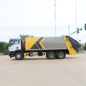 Sinotruk HOWO รถบดยา6X4สำหรับเก็บขยะที่อยู่อาศัยและคุ้มครองสิ่งแวดล้อม - Product Image 2