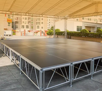 Portable extérieur 4ftx8ft aluminium verre treillis Table 1.22*2.44m carré TUV certifié Triangle événements voiture spectacles en alliage d'aluminium