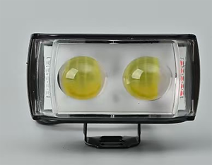 Đôi ống kính xe máy Spotlight nhấp nháy ánh sáng phản chiếu 12-24V 45W Red & Blue DRL lái xe ánh sáng - Product Image 4